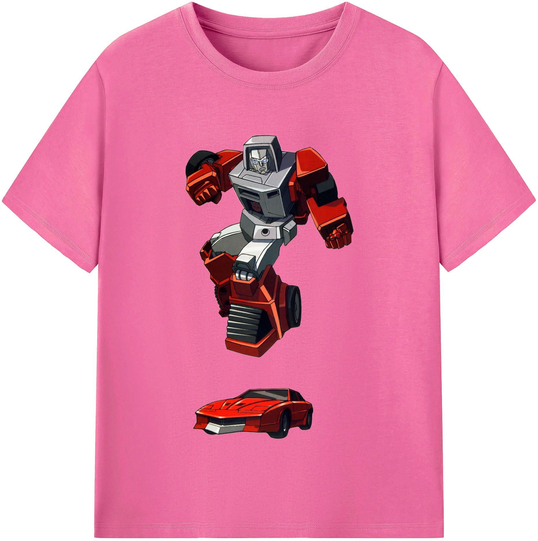 （画像用）  レディースカジュアルプリントTシャツ（綿100％）